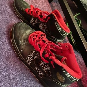 COPY - JORDAN 1 HIGH TOP BLACK & RED